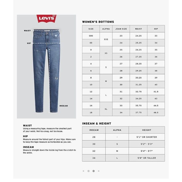 NEW LEVIS Womens 721 High Rise Skinny Jeans Light Wash Distressed Stretch 4 - Picture 7 of 7